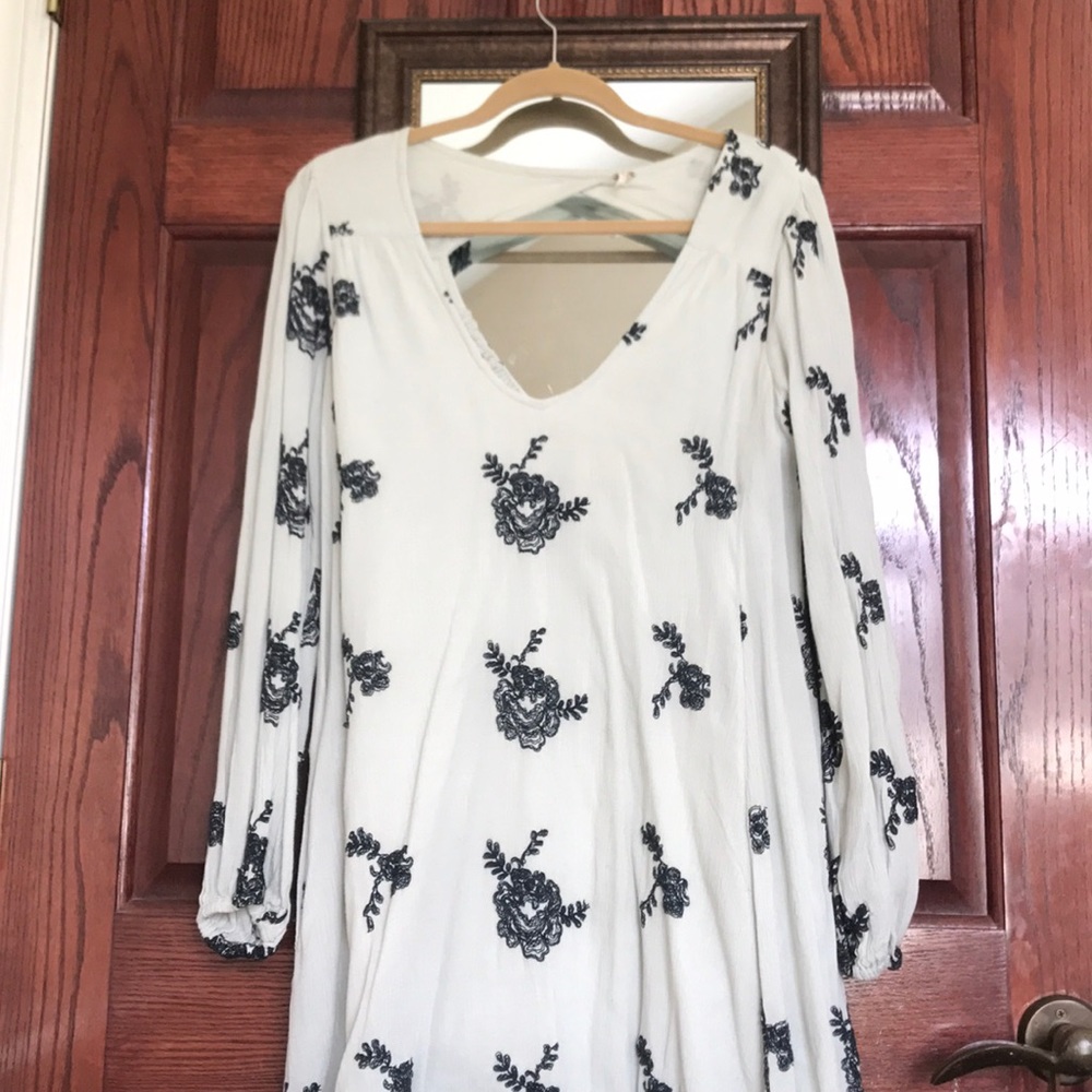 Free People Embroidered Austin Dress